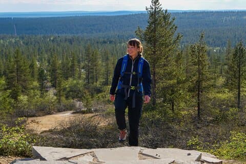 Wilderness Hike in the Tundra
