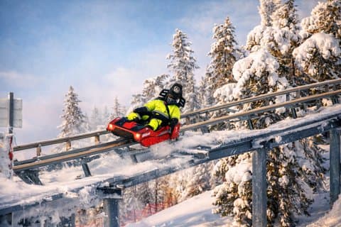 Rovaniemi to World's northernmost Roller Coaster Ruka + Korouoma