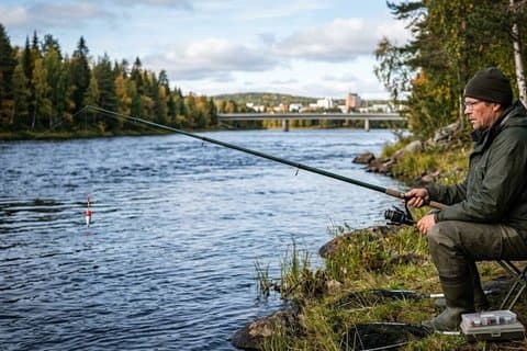 Fishing fun near Rovaniemi
