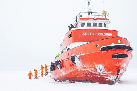 Rovaniemi: Arctic Explorer Icebreaker Cruise with Ice Floating