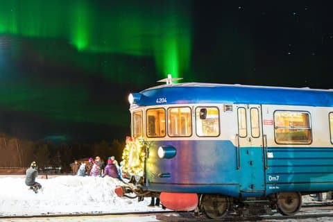 Rovaniemi Insider Aurora Train at Night