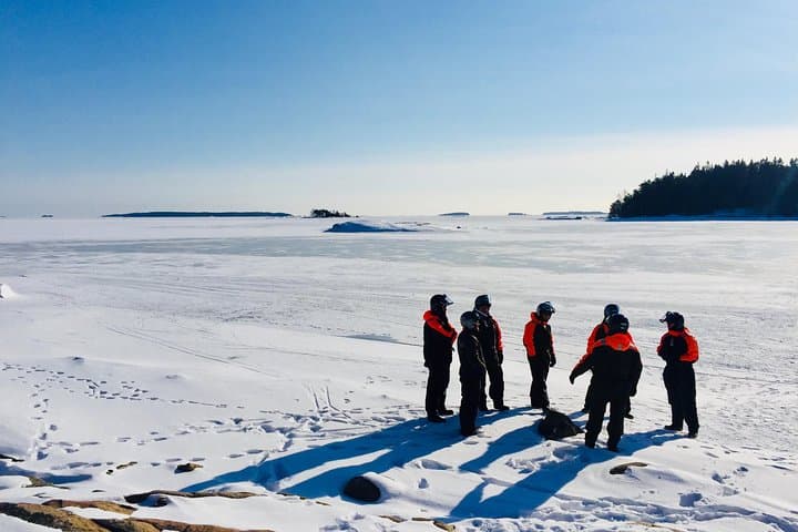 Short stop at an island