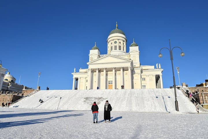Helsinki Cathedral is no. 1 landmark of Helsinki