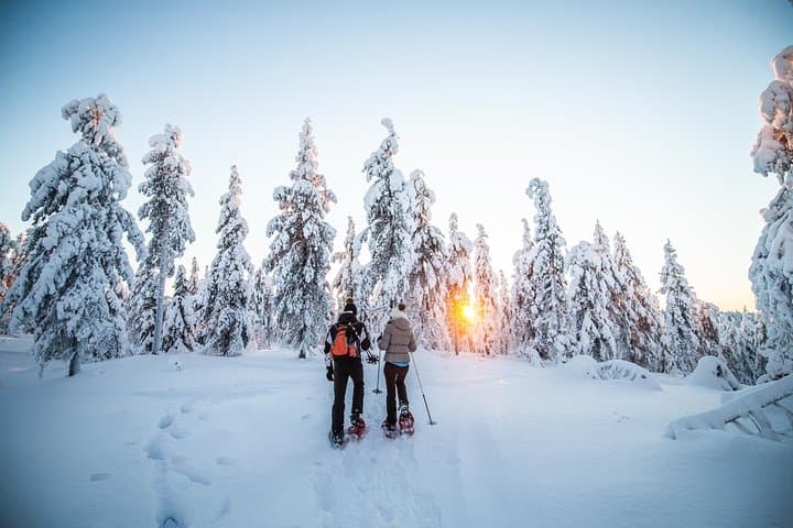 Wilderness snowshoe adventure