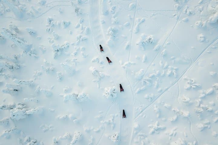 Full Day Snowmobile Safari into the Lappish Wilderness in Rovaniemi