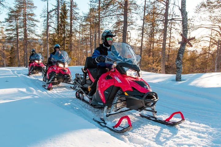 Full Day Snowmobile Safari into the Lappish Wilderness in Rovaniemi