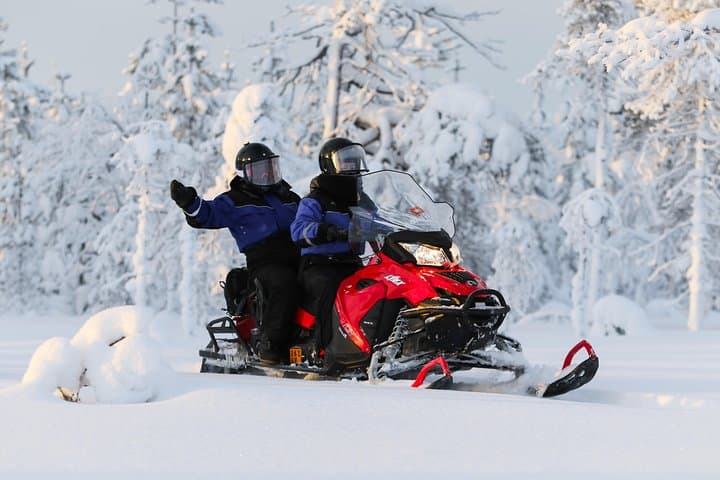 In Pursuit of Reindeer - Snowmobile safari and reindeer farm