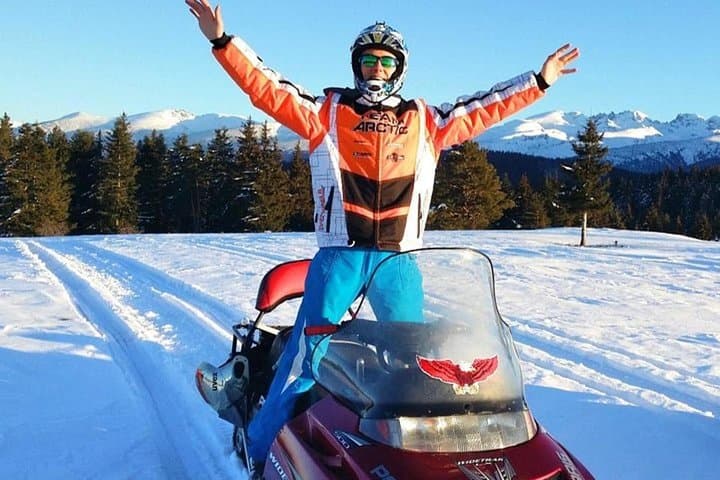 Lapland Family Snowmobile Safari from Levi