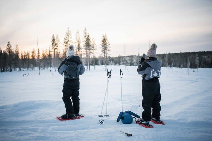 Wilderness snowshoe adventure