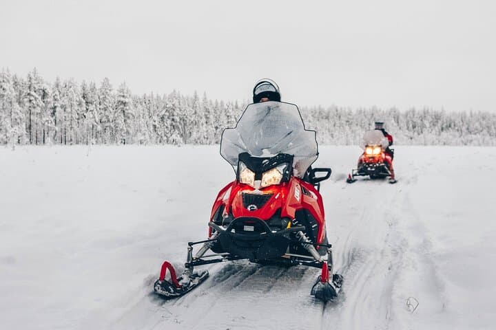 Adventurer's Snowmobile Tour in Rovaniemi, 4 hours