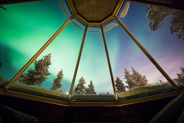 Dinner with Northern Light hunt in Rovaniemi
