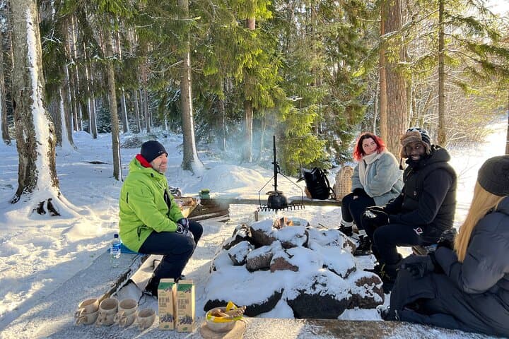 Winter Wonderland Hike in a National Park