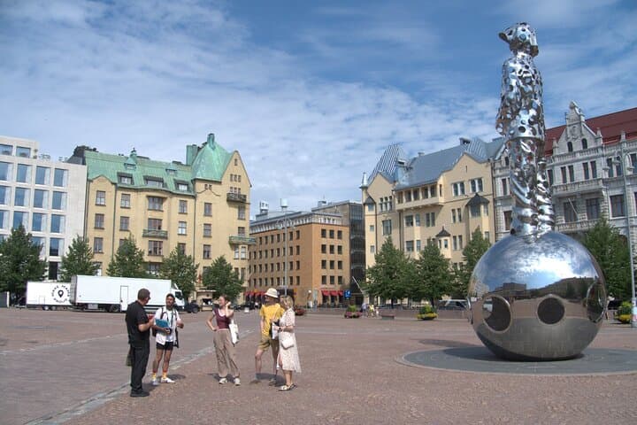 Barrack's square has the most recent war memorial in Helsinki