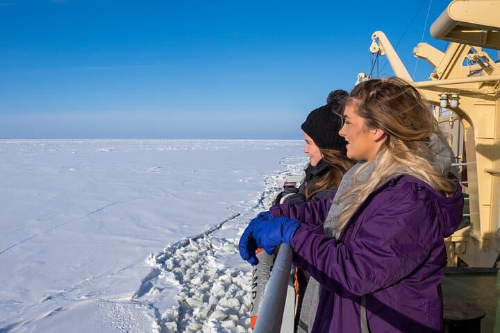 From Rovaniemi: Icebreaker Sampo Cruise and icefloating