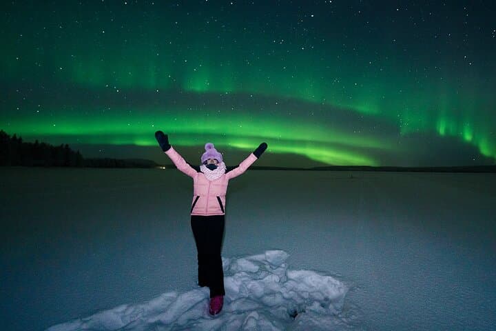 Rovaniemi: Small group northern lights hunt-money back guarantee