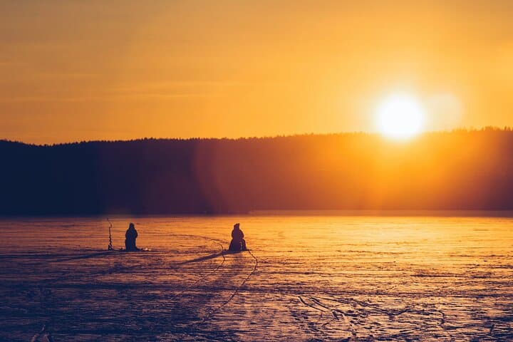 Private Tour Ice Fishing Experience from Rovaniemi
