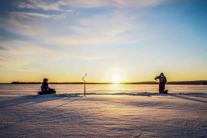 Private Tour Ice Fishing Experience from Rovaniemi