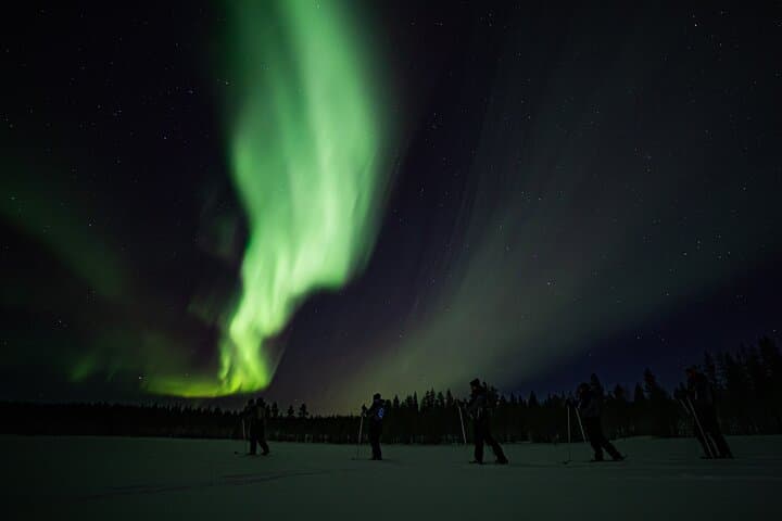 Group found a good destination for Northern Lights viewing