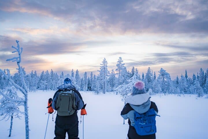 Wilderness snowshoe adventure