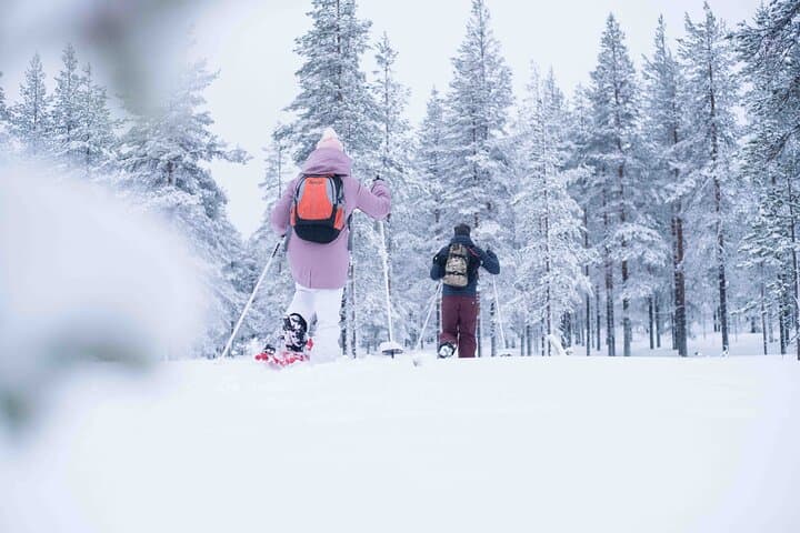 Wilderness snowshoe adventure