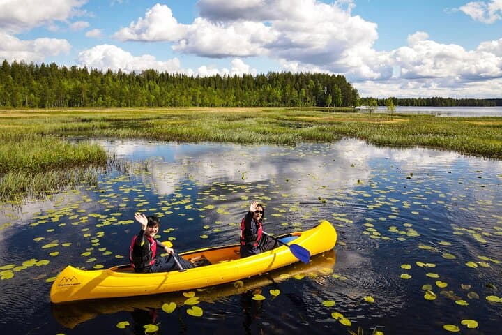 Authentic Reindeer Farm Visit with Canoe Trip in the Nature