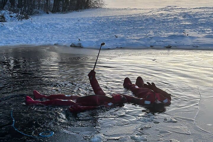 Arctic Ice Floating Experience in Rovaniemi
