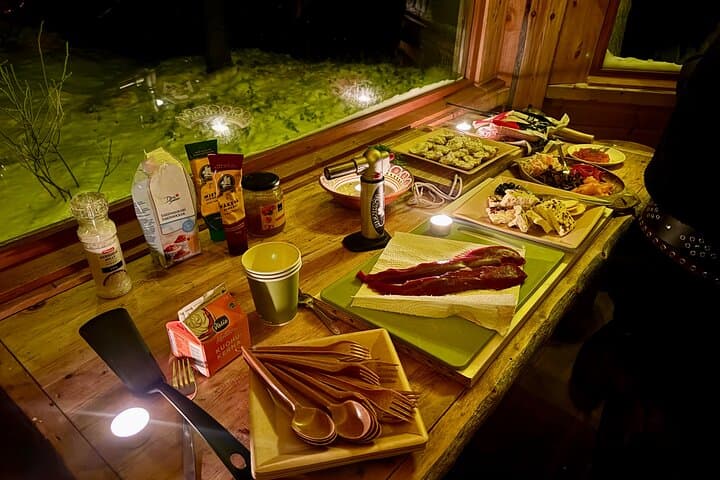 Levi Arctic Evening Experience Kota Dinner and Northern Lights
