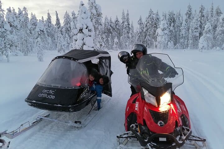2-Hour Snowmobile Adventure in Rovaniemi (Private)