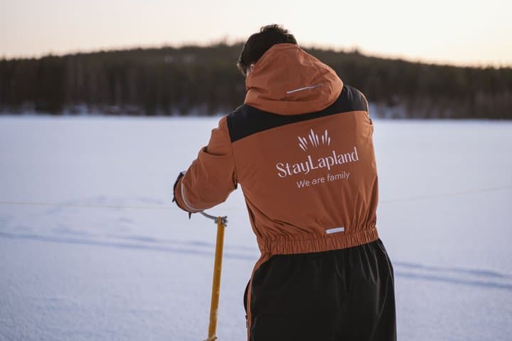 Ice Fishing with Snowmobiles