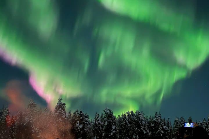 Levi Arctic Evening Experience Kota Dinner and Northern Lights