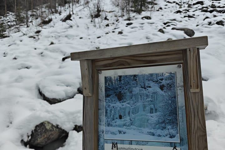 Korouoma Frozen Waterfalls Hiking Experience Rovaniemi Lapland