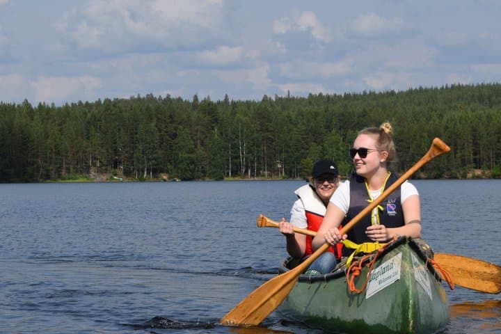 Caves, Cliffs & Canoe Adventure at Kätkävaara