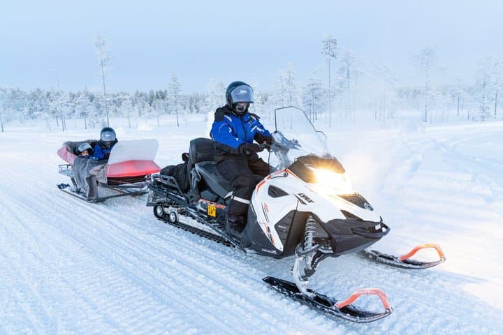 Full Day Snowmobile Adventure with Ice Fishing - Rovaniemi