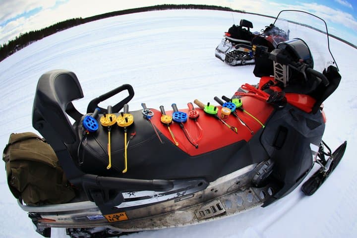 Full Day Snowmobile Adventure with Ice Fishing - Rovaniemi