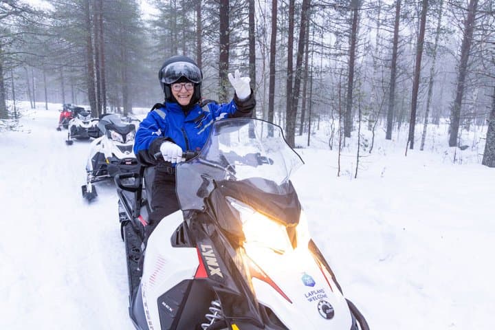 Snowmobile Safari to Reindeer Farm - Saariselkä