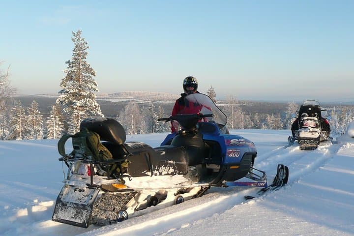 Full Day Snowmobiling & Ice Fishing - Saariselkä