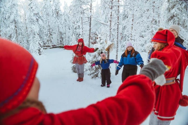 Reindeer Ride to Santa through the Magic Forest