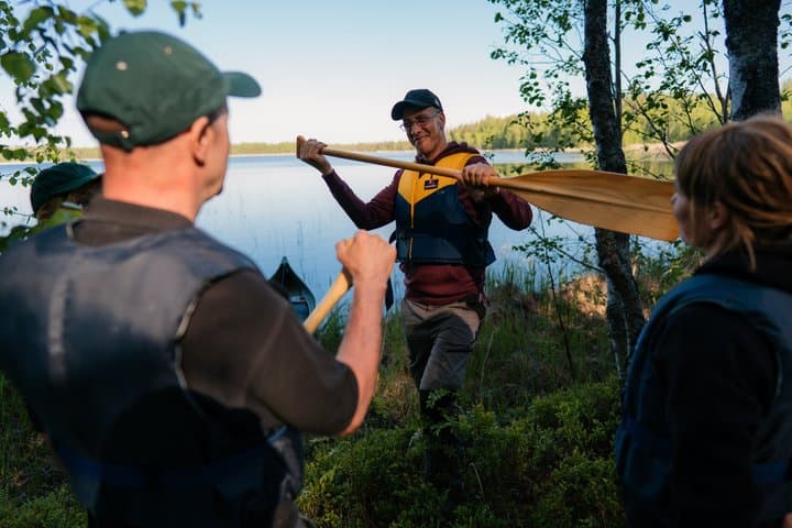 Caves, Cliffs & Canoe Adventure at Kätkävaara