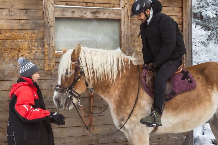 Riding Tour with Finnhorses at Santa Claus Village