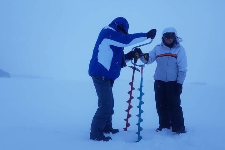 Rovaniemi Snowshoeing and Ice Fishing Winter Adventure