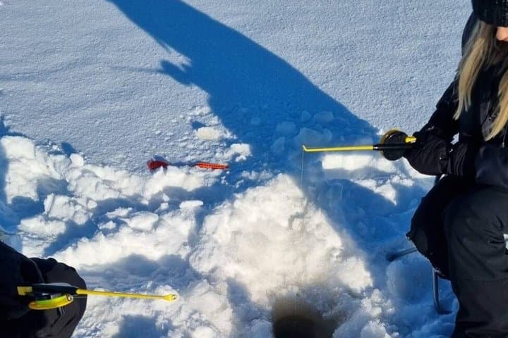 Rovaniemi Snowshoeing and Ice Fishing Winter Adventure
