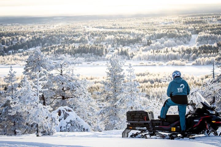 Snowmobile Safari to the Wilderness with Lunch