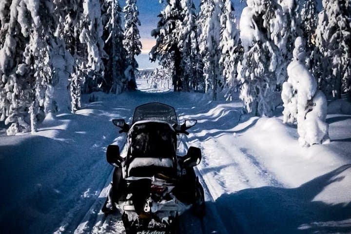 Levi: Twilight Snowmobile Safari