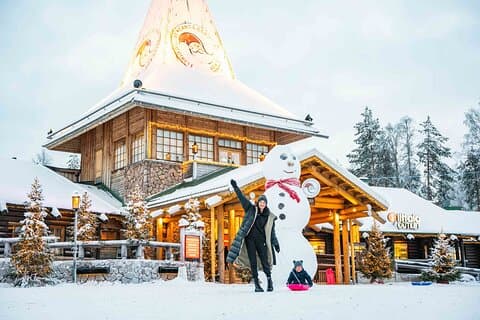 Photoshoot in Santa Claus Village