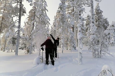 Arctic Immersion: Full-day Snowshoeing and Ice Fishing (Private)