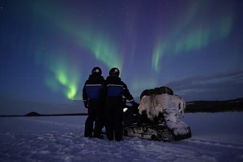 Mini Snowmobile Expedition in Wild Lapland