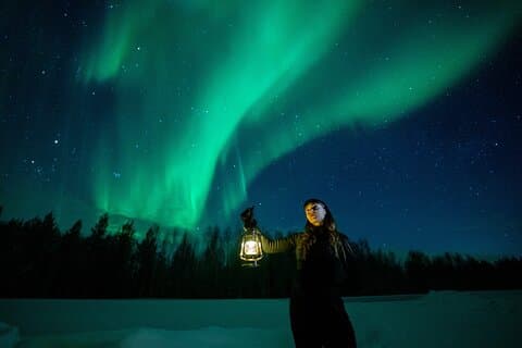 Rovaniemi:%100 Money Back Guarantee Northern Lights Hunting