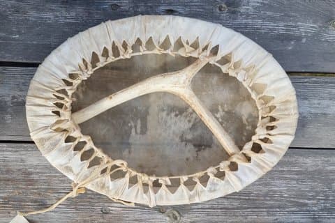 Traditional Drum Making Workshop in Kuusamo