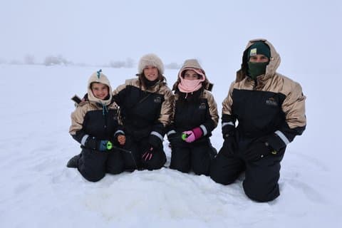 Lakeside Ice Fishing Experience
