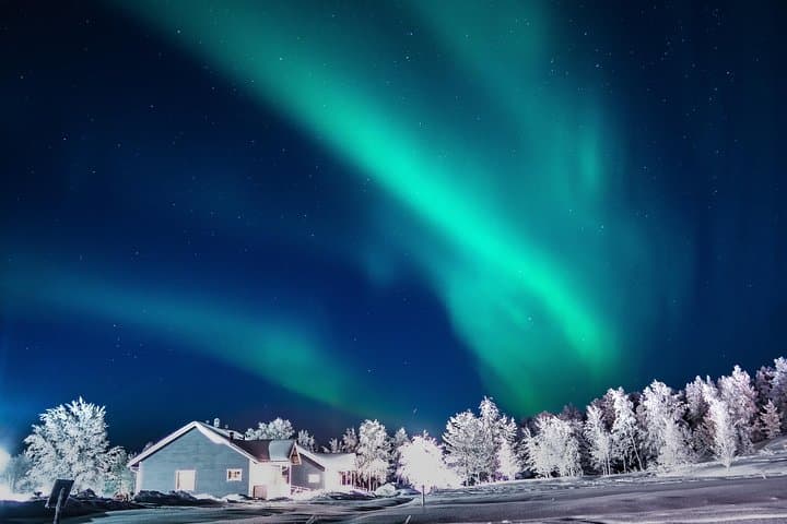 Northern Lights Picnic by Car from Rovaniemi